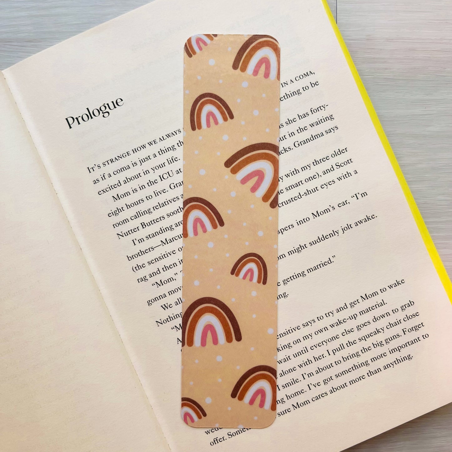 Muted Rainbow Bookmark
