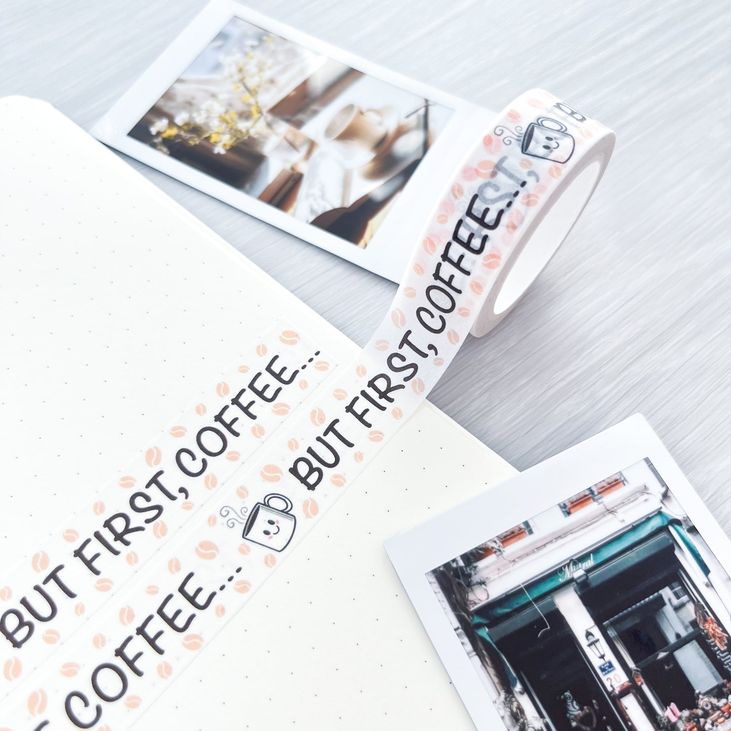 “But first, coffee…” Washi Tape