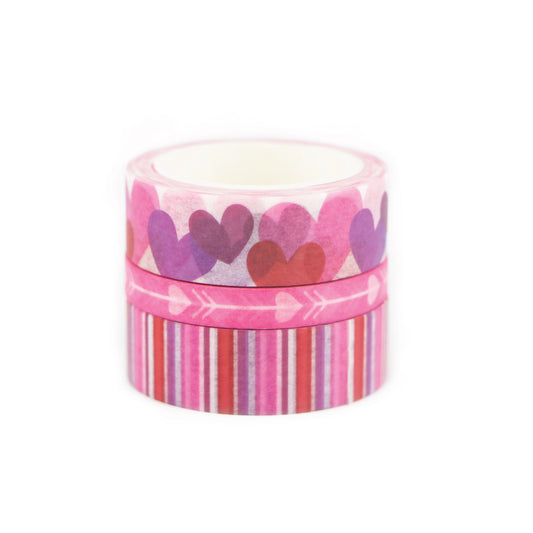 My Valentine Vertical Stripes Washi Tape