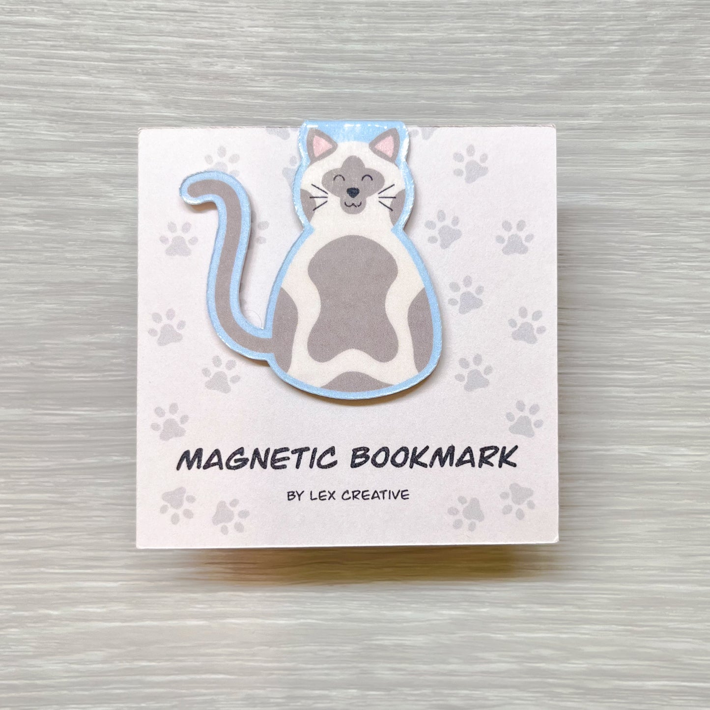 Brown "Alfie" Kitty Magnetic Bookmark