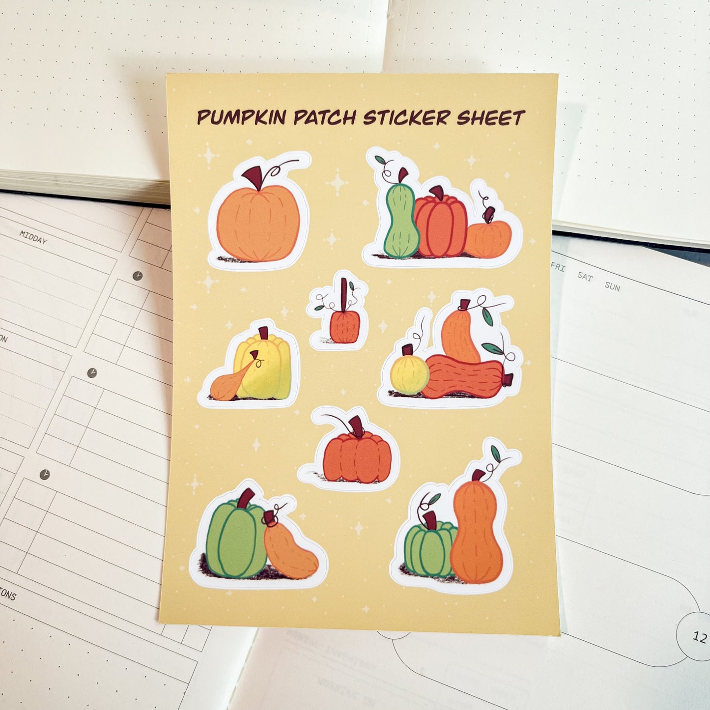 Pumpkin Patch Sticker Sheet