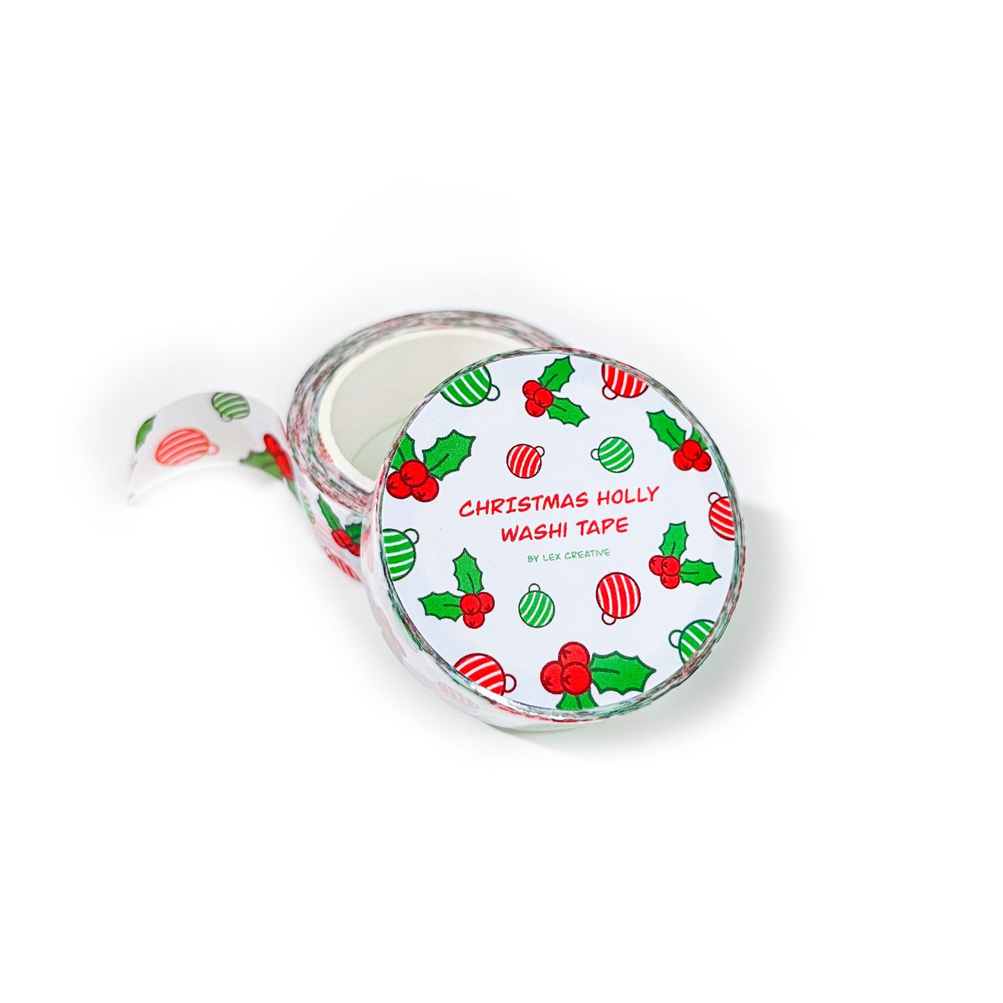 Christmas Holly Washi Tape